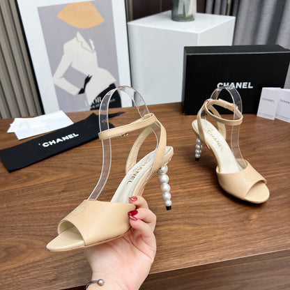 Chane1 top fashion classic pearl high heels 0724030817