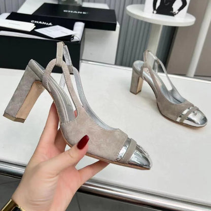 New High Heels Mary Jane Square Toe Sandals  1024031804