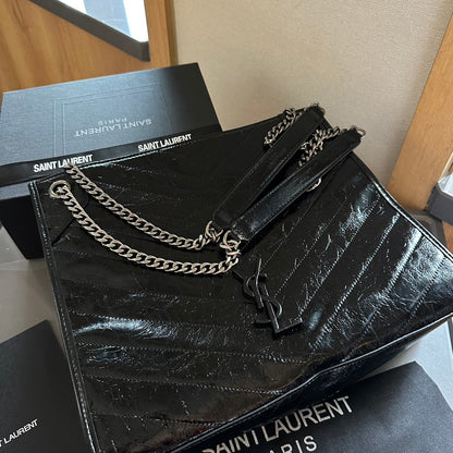 Ysl Niki Tote genuine cowhide commuter bag XC24092405