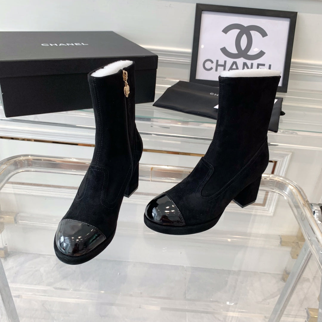 CNL Fashion Cashmere High Heel Boots 0724102316