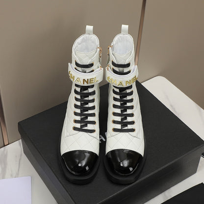 CNL fashion diamond leather short boots Martin boots 0724101706