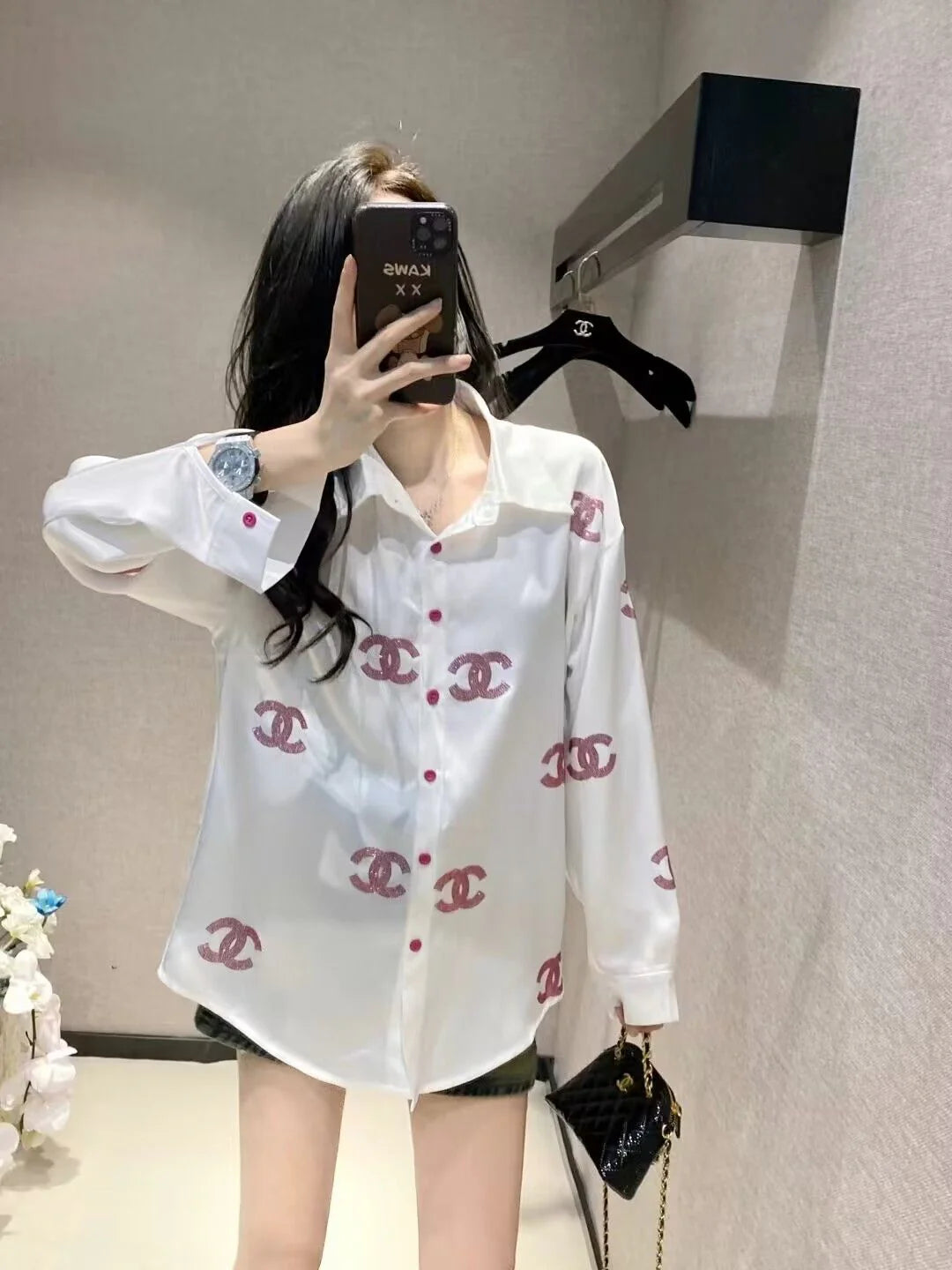 New Versatile Loose Long Sleeve Shirt 1024042910