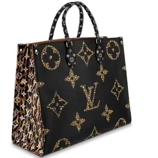 BLACK AND ORANGE JUNGLEGIANT MONOGRAM ONTHEGOTOTE GM,2019