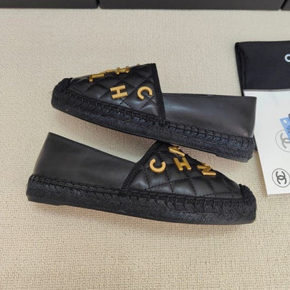 Fashion new leather straw woven fisherman's shoes PD10063025