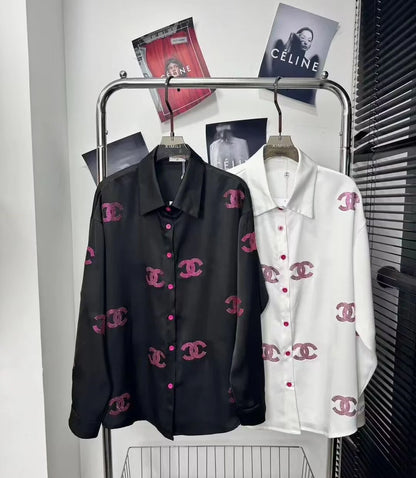 New Versatile Loose Long Sleeve Shirt 1024042910