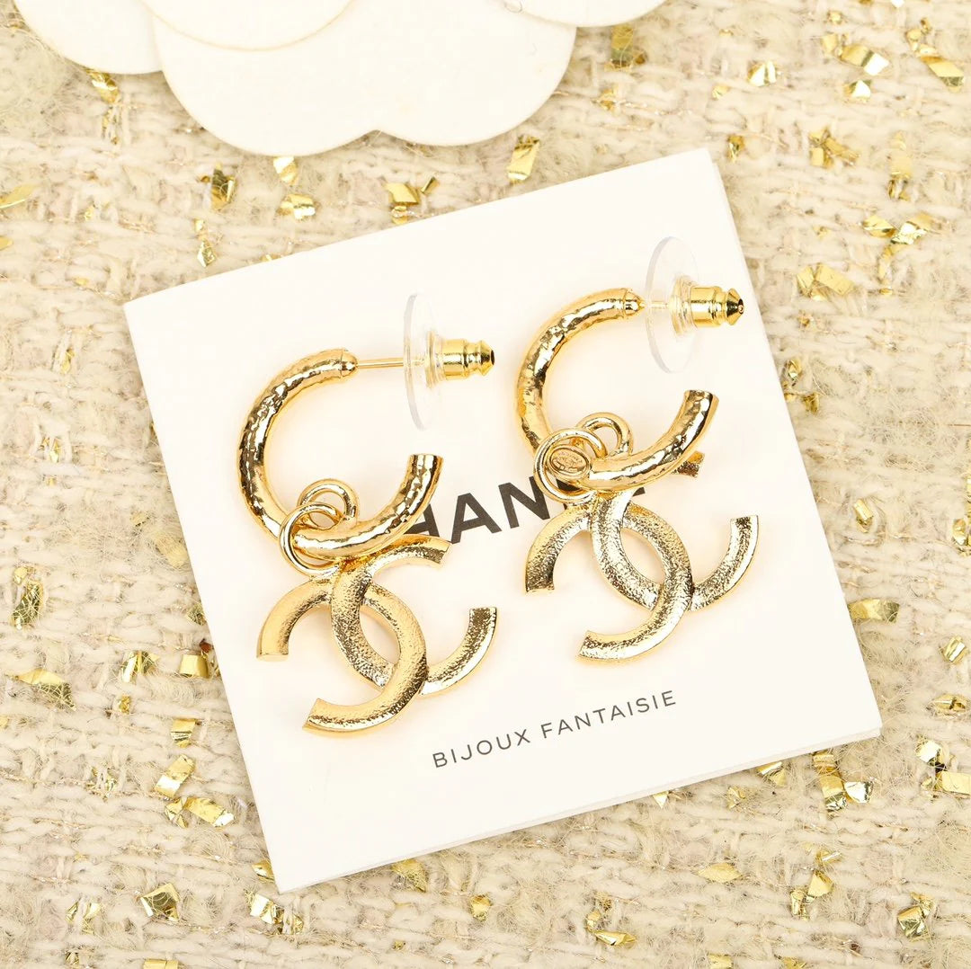 New Fashion Retro Embossed Earrings 1024022802