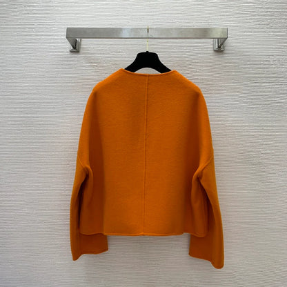 H Fashion Women's Cashmere Short Jacket 0724022303