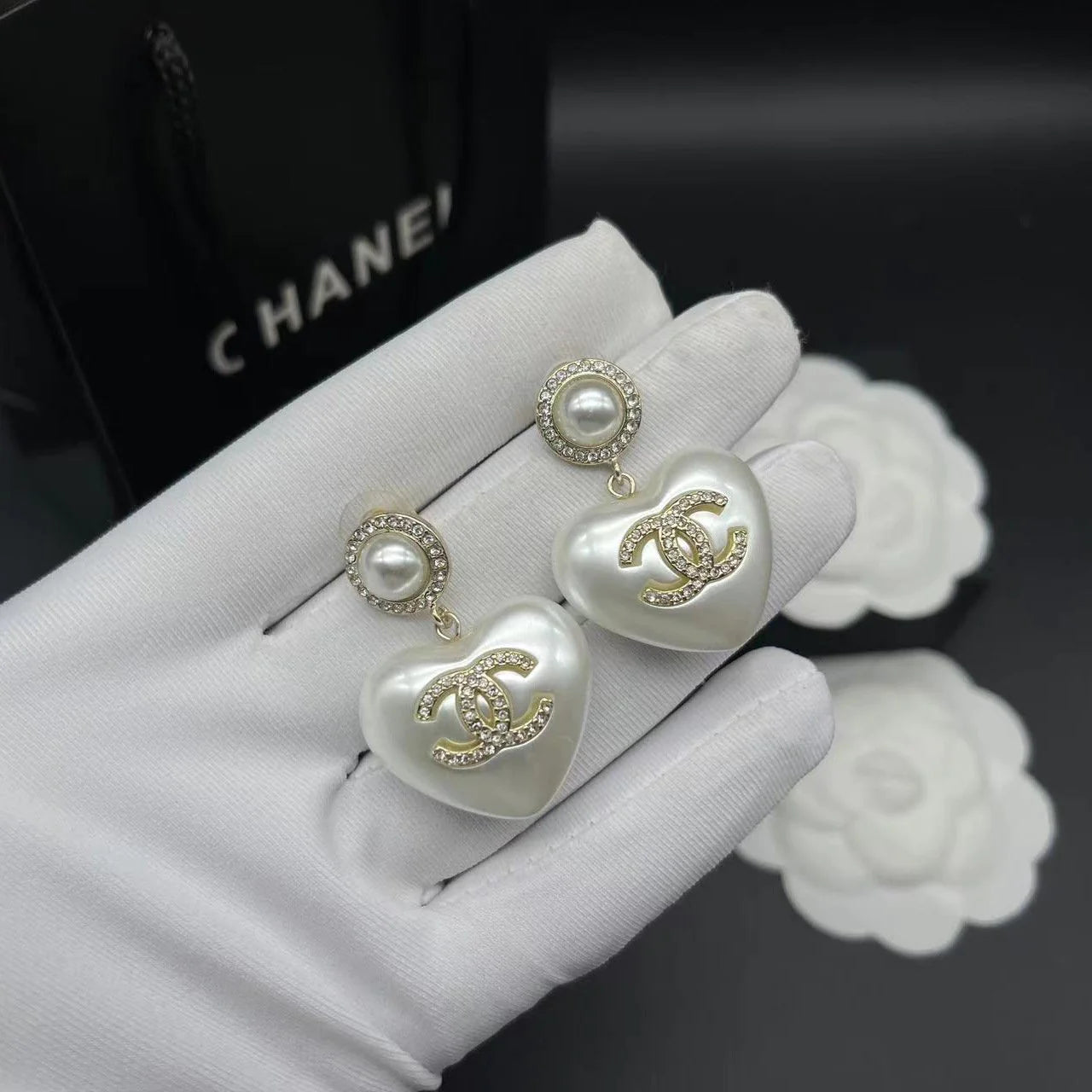 Fashionable Tassel Full Diamond Earrings 1024010313