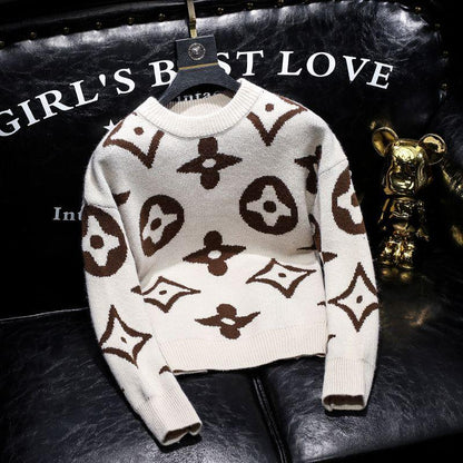 New Fashion Slim Fit Round Neck Sweater 1023121303