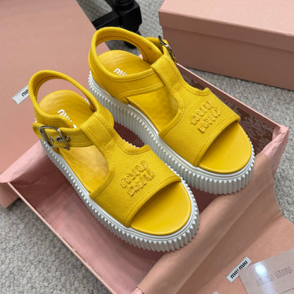 MIU fashion sponge sole sandals 0725061918