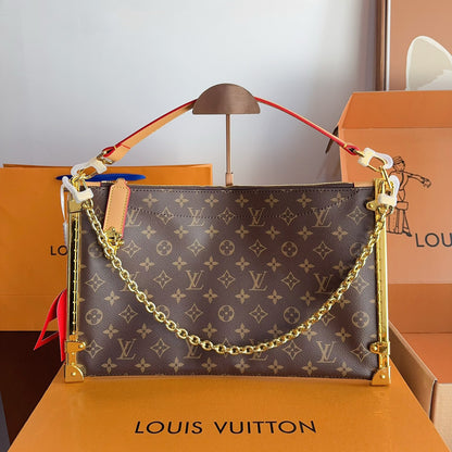 V fashion luckytrunk print shoulder bag 0724102201