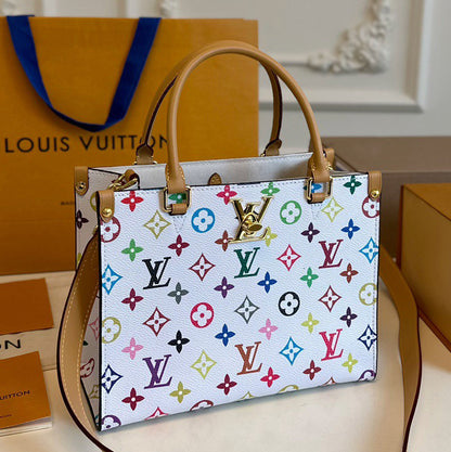 V white fashion print LOCK & GO bag 0724061306