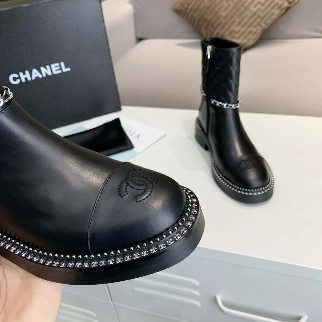 CH New style genuine belt chain boots PD24092320