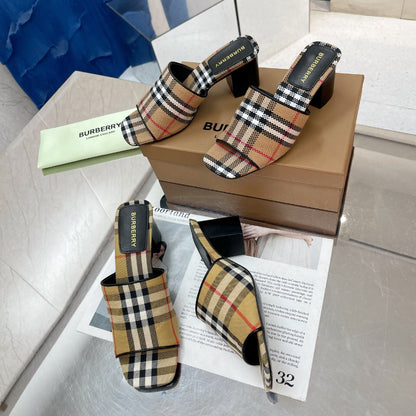 Thick heel sandals slippers 1824041116