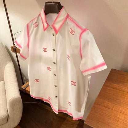 New Embroidered Elegant Loose Shirt Top 1024072205