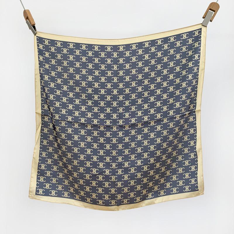 New French Retro Presbyterian Satin Scarf 1024051517