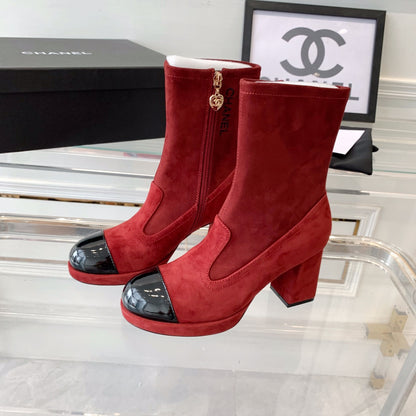 CNL Fashion Cashmere High Heel Boots 0724102316