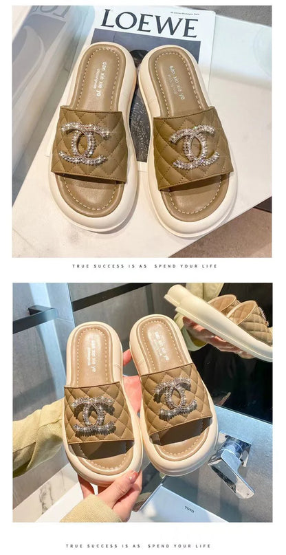 New Style Thick Sole Fashion Personalized Lazy Shoes 1024052113