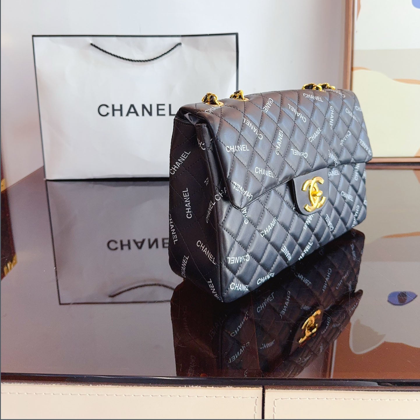 CHL Cf series cowhide versatile chain bag XC24092507