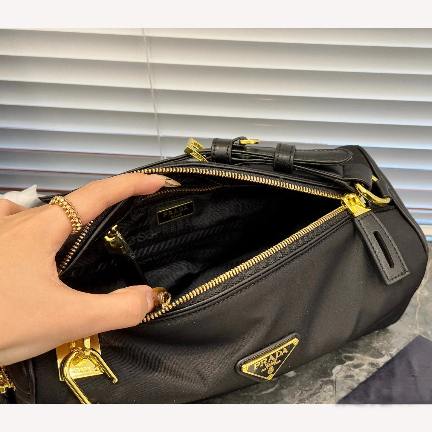 Cylinder Lock Bag Underarm Bag 1925012005