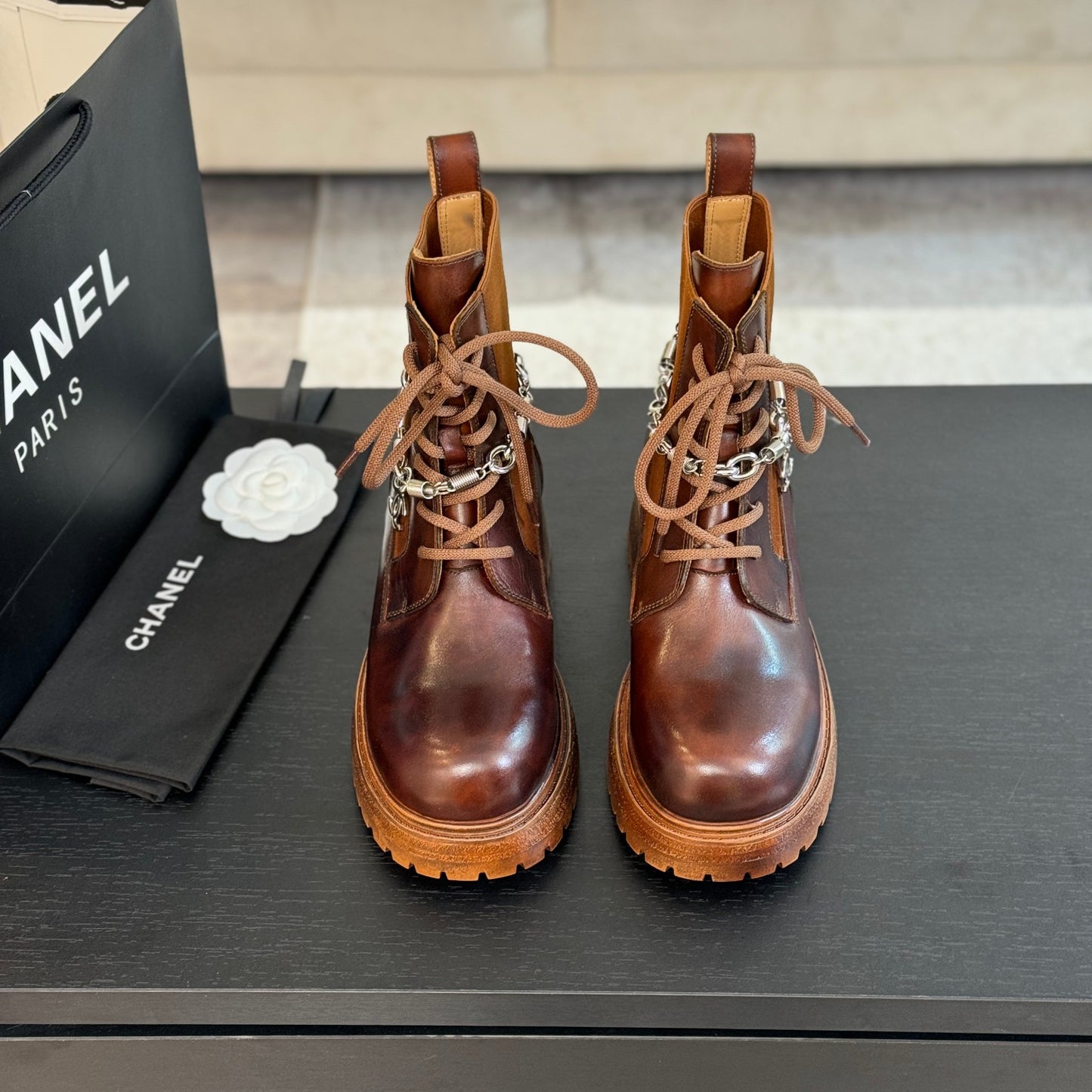 CNL letter buckle Martin boots 0724121102