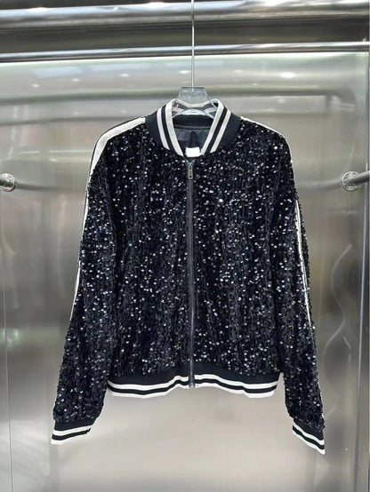 New Fashionable Patchwork Contrasting Color Baseball Uniforms 1024012505