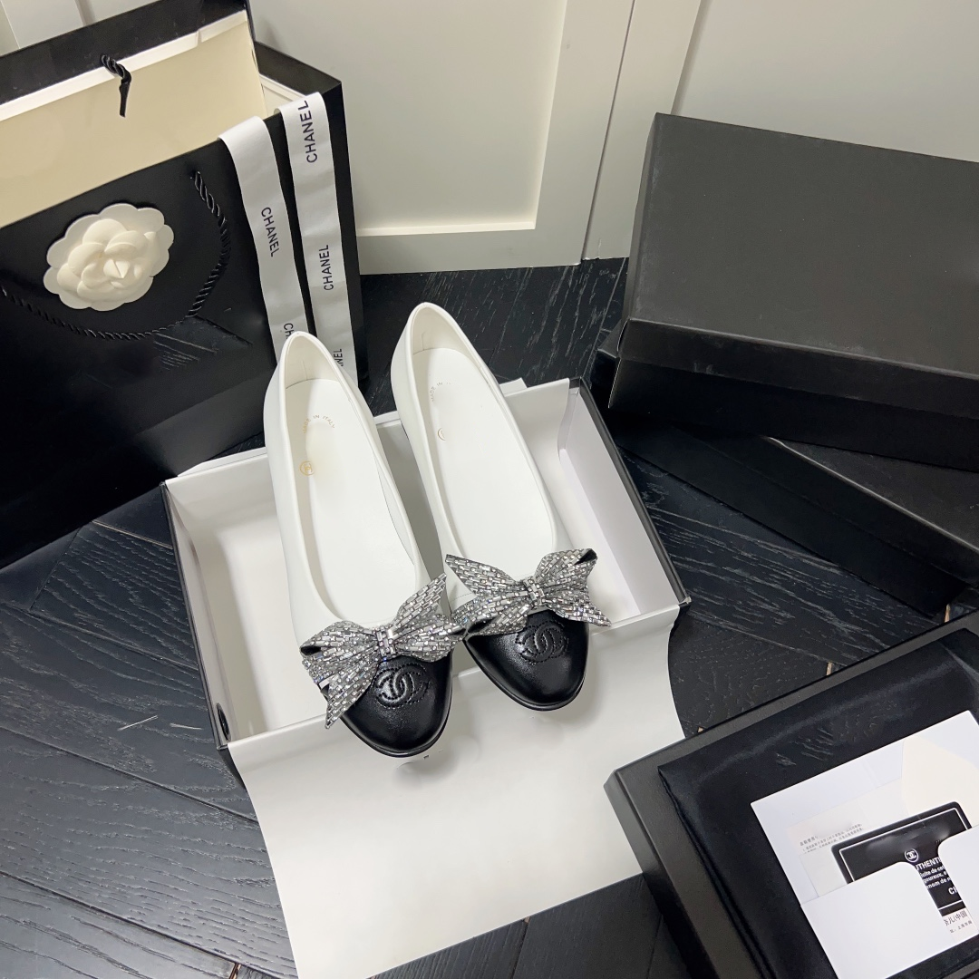 Classic Rhinestone Bow Espadrilles