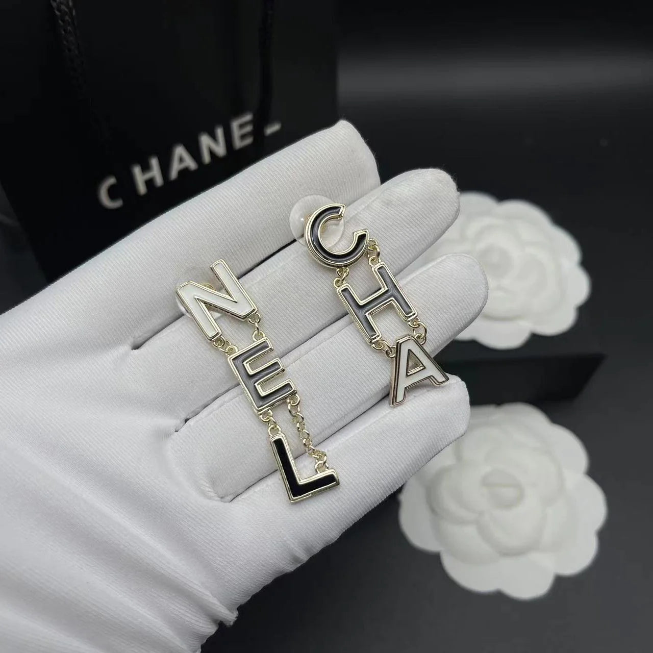 Fashionable Tassel Full Diamond Earrings 1024010313