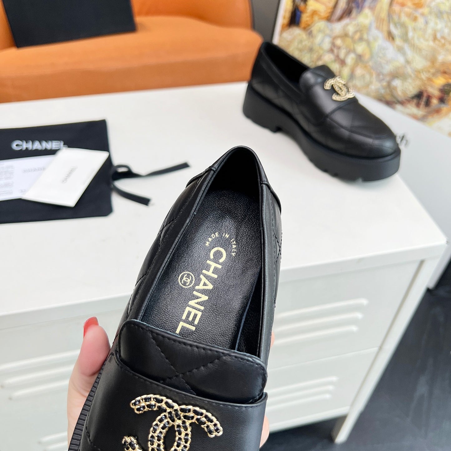 CH Thick-soled Retro Fashion Women's Shoes fb04240909029