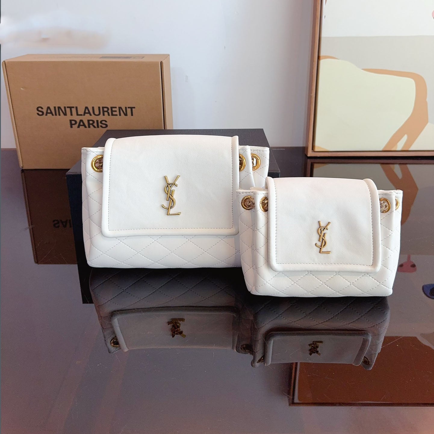 YSL nolita Sheepskin material shoulder bag XC24092424