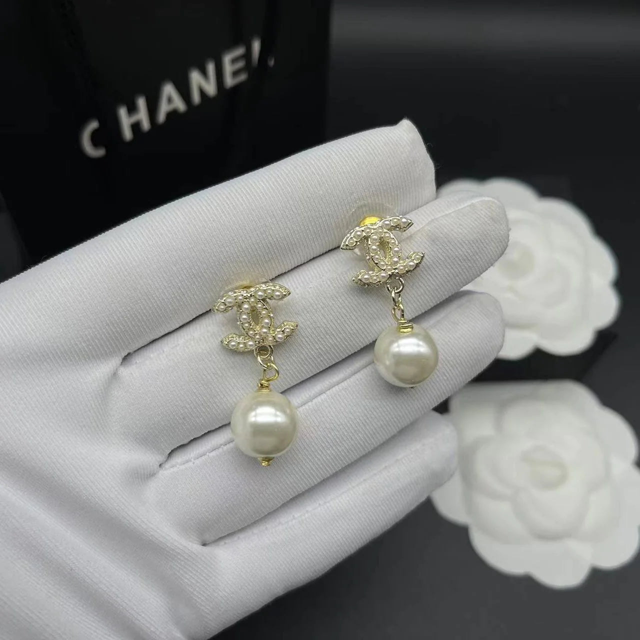 Fashionable Tassel Full Diamond Earrings 1024010313