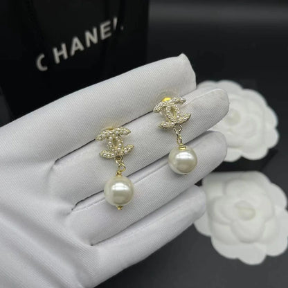 Fashionable Tassel Full Diamond Earrings 1024010313
