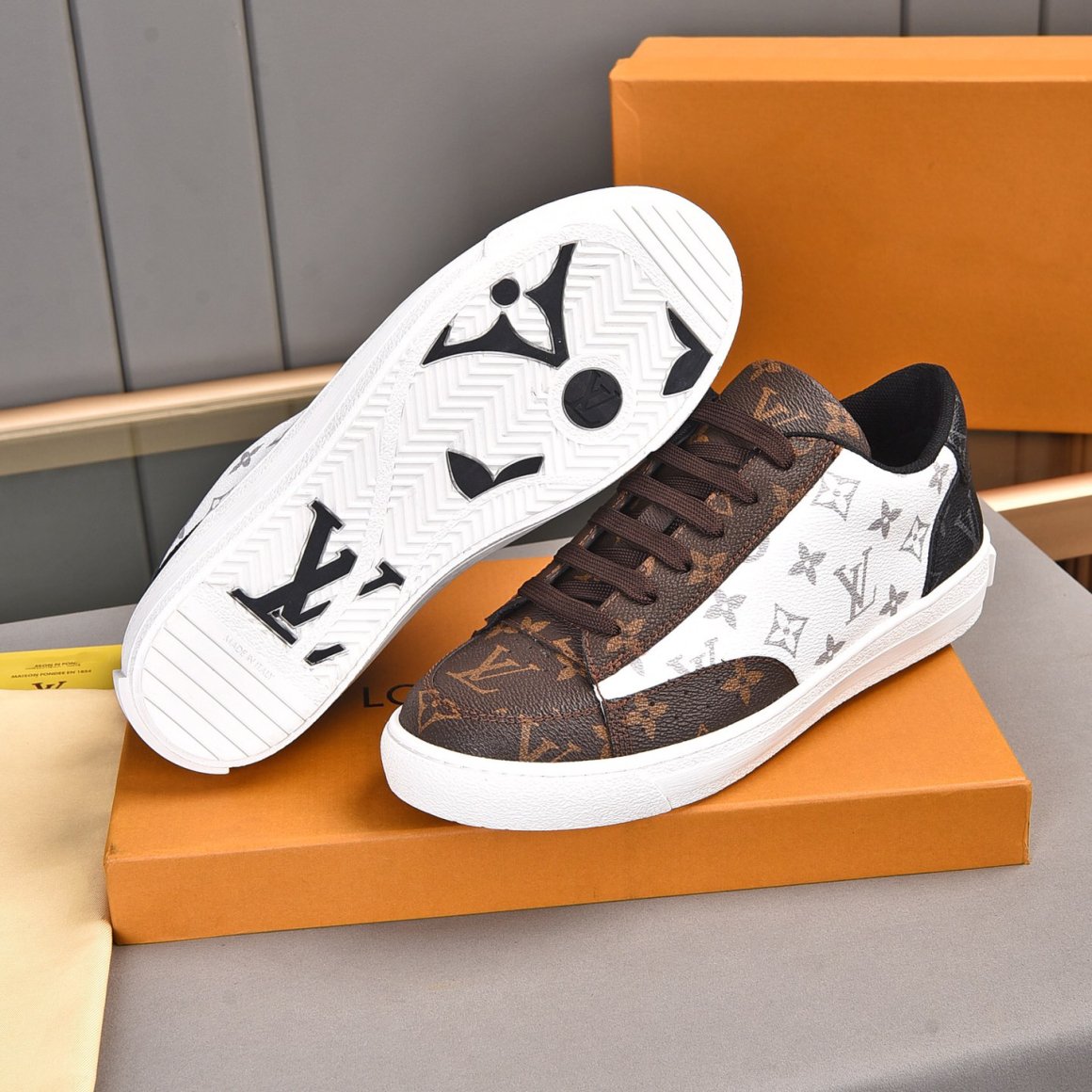 Leisure Pattern Leather Shoes