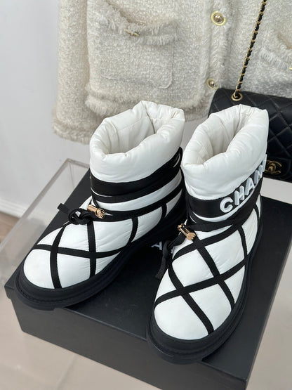 CL Cruise Leather Block Heels High Heel Boots 0423112101