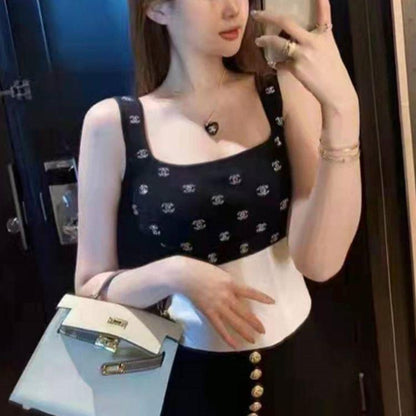 Fashion new camisole vest knitted top 1023112815