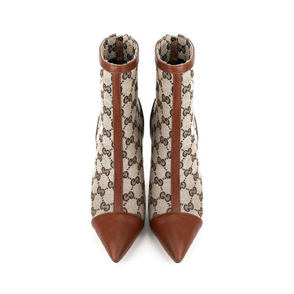 New Fashion Pointed Thin Heel Women's Short Boots PF1023110714