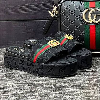 G fashion printed thick-soled best-selling slippers 0724051701