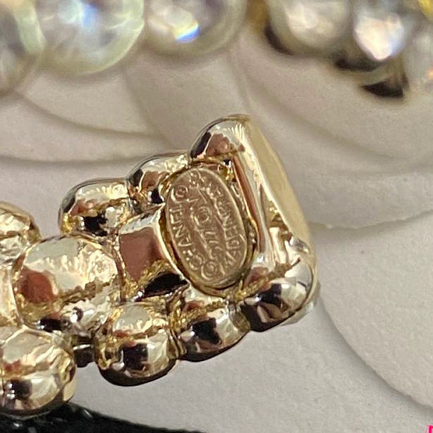 Gorgeous Diamond Double C Earrings 1025012228