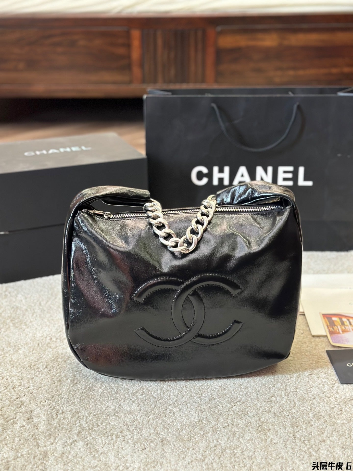 CNL Fashion Leather Underarm Bag 0724102301