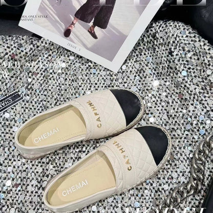 Vintage Loafers New Style Slip-on Peas Flat Fisherman Shoes 1024032524