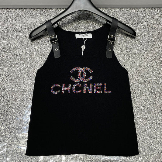 New fashion and versatile personalized leather patchwork vest 1024052405