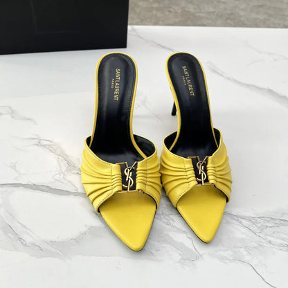 New fashion 9cm high heel sandal slippers 1025031909