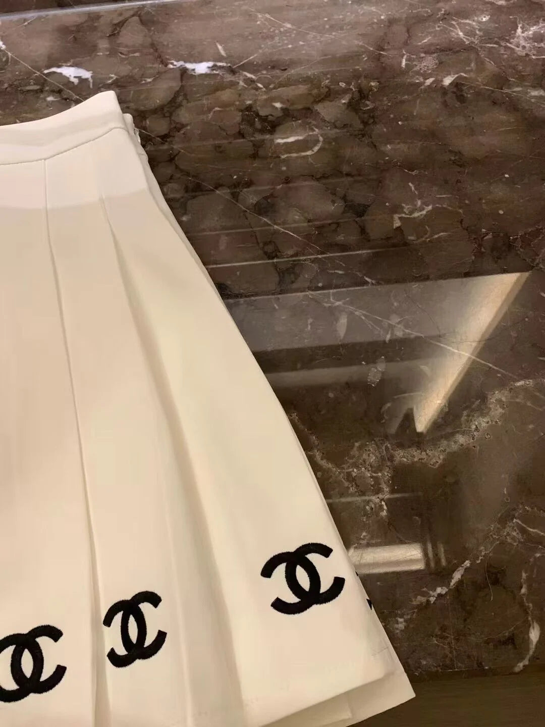 Spring And Summer New All-match High Waist Skirt Pleated Skirt 1024031211