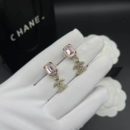 Fashionable Tassel Full Diamond Earrings 1024010313