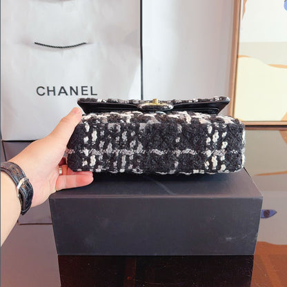 CHL CF series woolen woven chain bag XC24092531