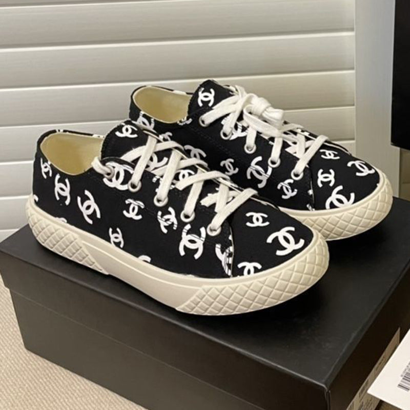 Fashion printed canvas shoes PD10053007