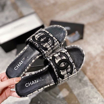 low heel spring summer slippers 03084