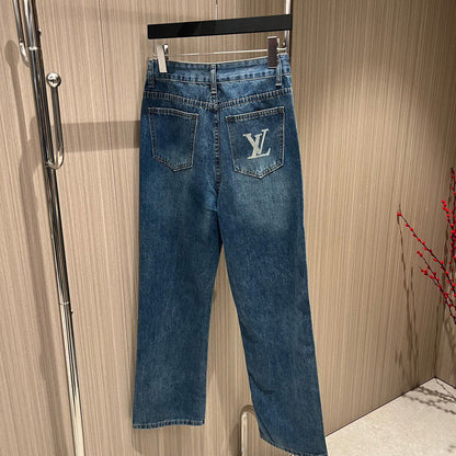 Classic Fashion Versatile Casual Loose Jeans 1024020205