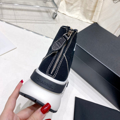 High top vintage classic women's casual shoes