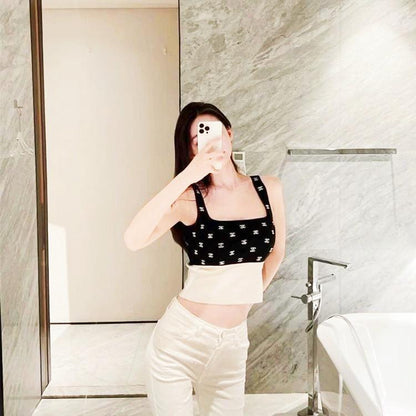 Fashion new camisole vest knitted top 1023112815